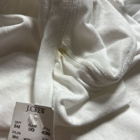 J. Crew Factory 40993 Slim washed jersey V-neck tee size XL NWT - Picture 4 of 6